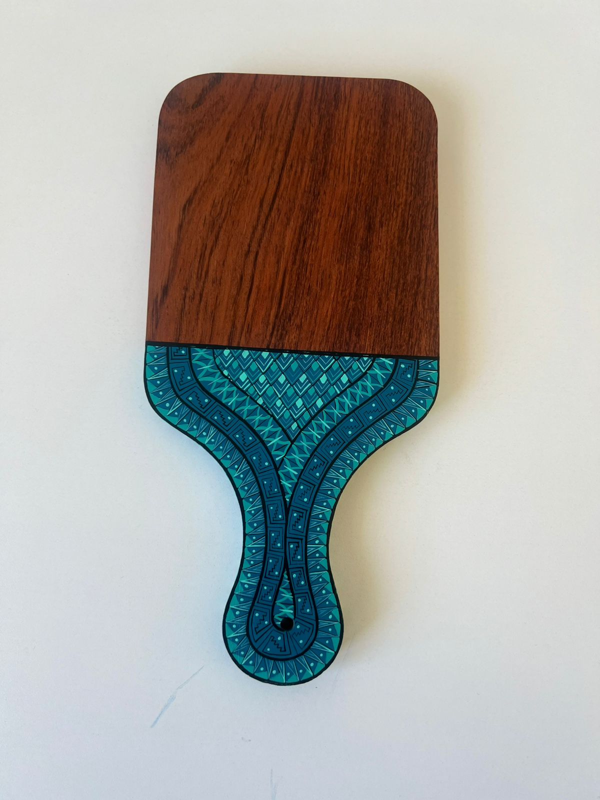 Small hand-painted table