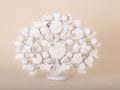 Árbol de la vida 1 cara 3 velas Blanco 27 cm