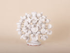 Tree of Life 1 side 1 candle White 22 cm