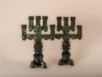 CANDELABRO BARRO VIDRIADO GRANDE