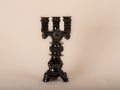 GLAZED CLAY CANDELABRUM MEDIUM VARIOUS COLORS