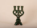 CANDELABRO BARRO VIDRIADO VARIOS COLORES