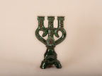 CANDELABRO BARRO VIDRIADO VARIOS COLORES