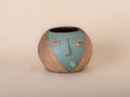 SMALL VASE PAINTED FACE