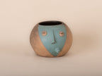 SMALL VASE PAINTED FACE
