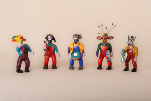 Alebrije Tallado Cabra Orquesta