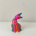 ALEBRIJE GATO SENTADO ROSA